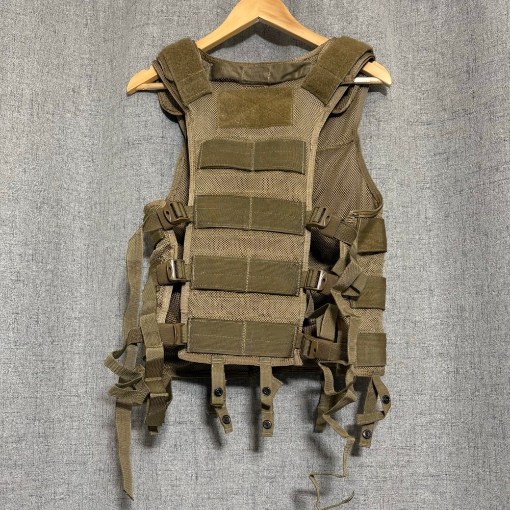 ATLAS 46 Tool Vest 5 Piece One Size Molle System Brown Adjustable Tactical - Picture 3 of 16